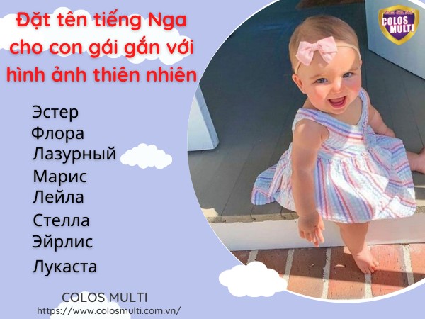 Đặt tên tiếng Nga cho con gái gắn với hình ảnh thiên nhiên