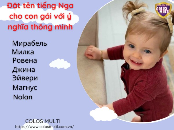 Đặt tên tiếng Nga cho con gái với ý nghĩa thông minh