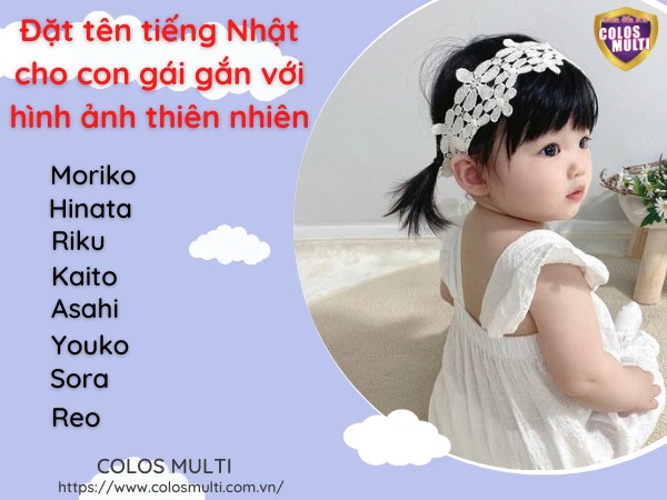 Đặt tên tiếng Nhật cho con gái gắn với hình ảnh thiên nhiên