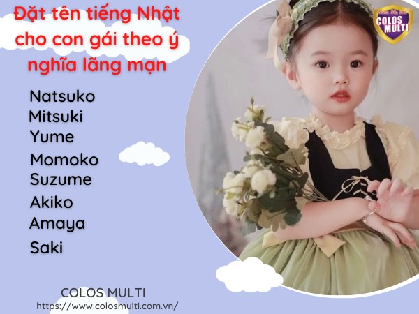 Đặt tên tiếng Nhật cho con gái theo ý nghĩa lãng mạn