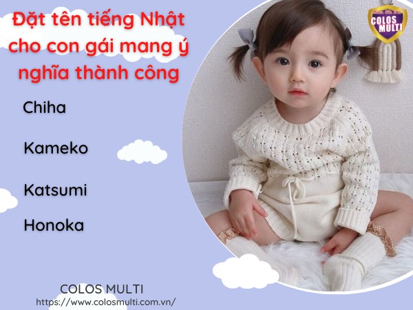 Đặt tên tiếng Nhật cho con gái mang ý nghĩa thành công
