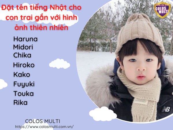 Đặt tên tiếng Nhật cho con trai gắn với hình ảnh thiên nhiên