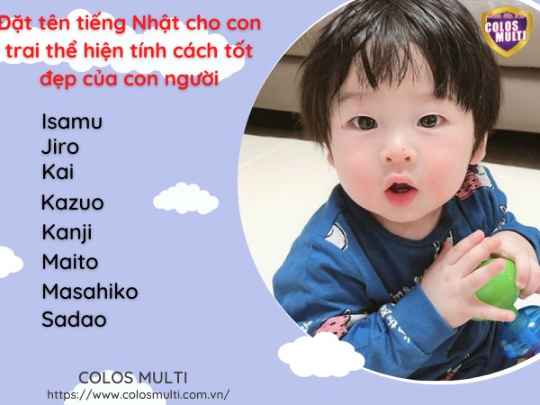 Đặt tên tiếng Nhật cho con trai thể hiện tính cách tốt đẹp của con người