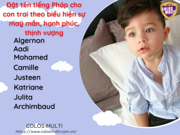 Đặt tên tiếng Pháp cho con trai theo biểu hiện sự may mắn