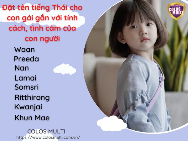 Đặt tên tiếng Thái cho con gái gắn với tính cách