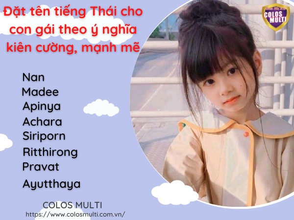 Đặt tên tiếng Thái cho con gái theo ý nghĩa kiên cường