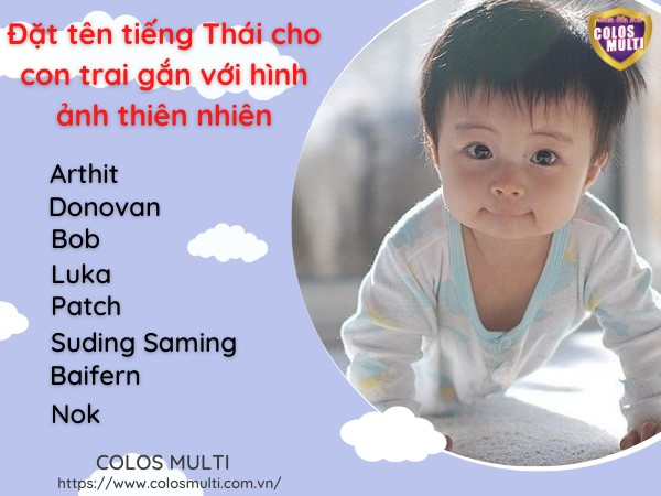Đặt tên tiếng Thái cho con trai gắn với hình ảnh thiên nhiên