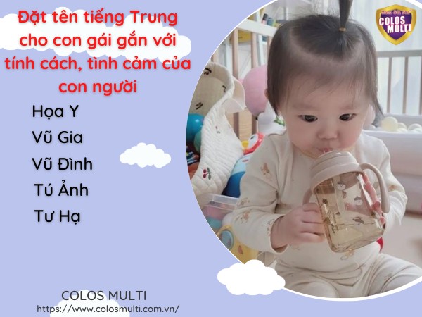 Đặt tên tiếng Trung cho con gái gắn với tính cách