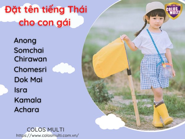 Đặt tên tiếng Thái cho con gái